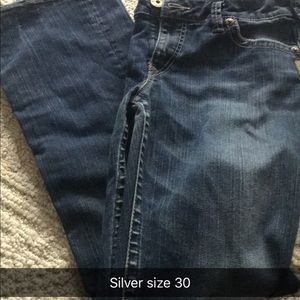 Silver jeans